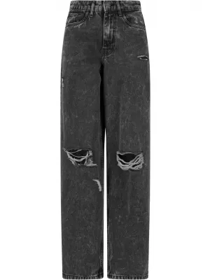 Damenhosen URBAN CLASSICS TB6155 SCHWARZKOHLE GEWASCHEN