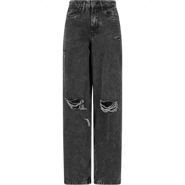  Damenhosen URBAN CLASSICS TB6155 SCHWARZKOHLE GEWASCHEN 