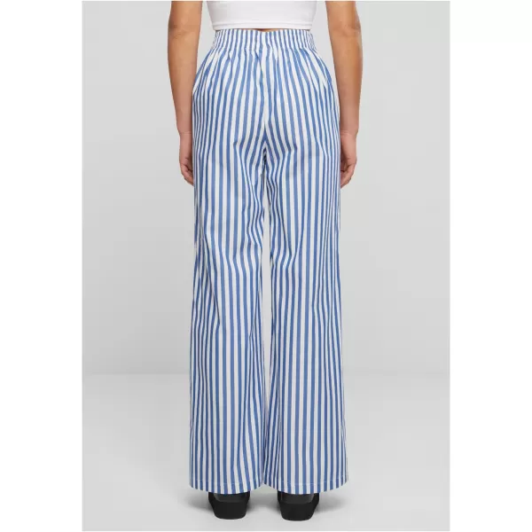  Damenhosen URBAN CLASSICS TB6844 WEIß/BLAU 