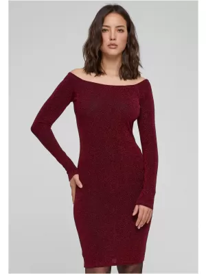 Kleid URBAN CLASSICS TB6144 BURGUND