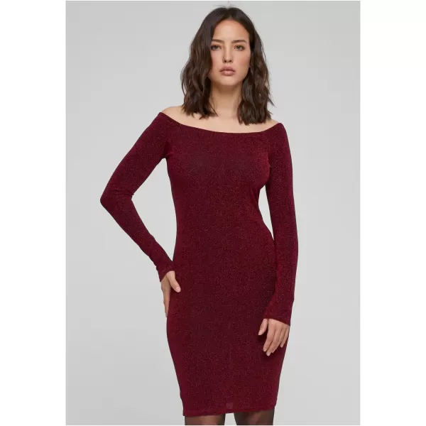  Kleid URBAN CLASSICS TB6144 BURGUND 