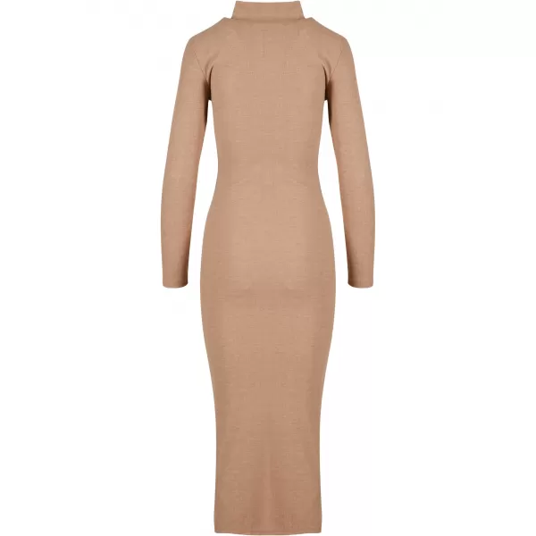  Kleid URBAN CLASSICS TB6933 BEIGE MELANGE 