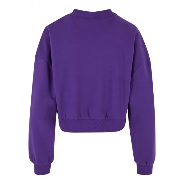  Damen Sweatshirt URBAN CLASSICS TB6090 ECHTES VIOLETT 