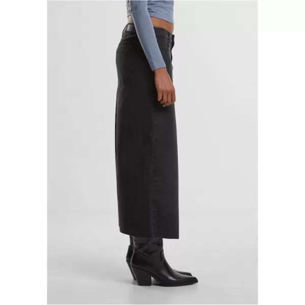  Damenrock URBAN CLASSICS TB7092 SCHWARZ GEWASCHEN 