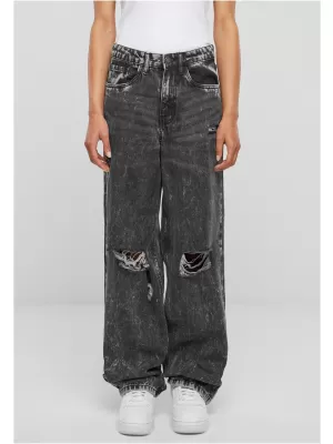 Damenhosen URBAN CLASSICS TB6155 SCHWARZKOHLE GEWASCHEN