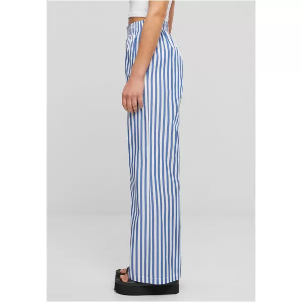 Damenhosen URBAN CLASSICS TB6844 WEIß/BLAU 