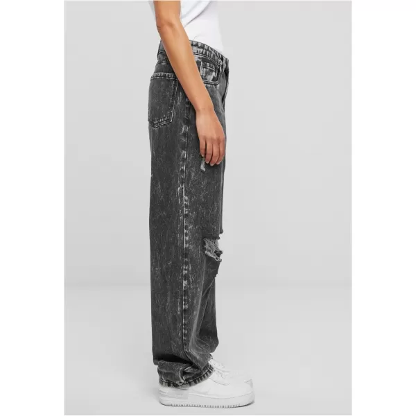  Damenhosen URBAN CLASSICS TB6155 SCHWARZKOHLE GEWASCHEN 