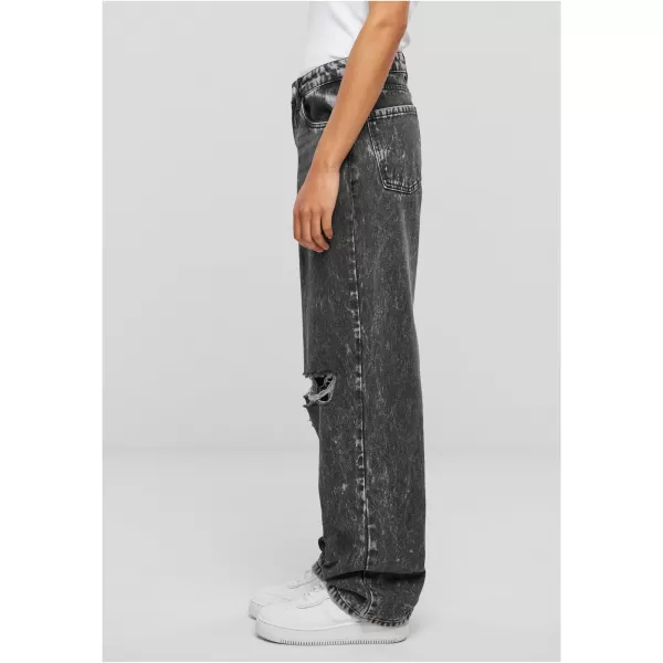  Damenhosen URBAN CLASSICS TB6155 SCHWARZKOHLE GEWASCHEN 