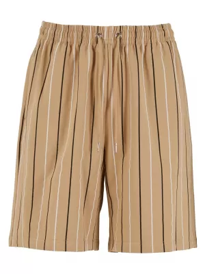 Shorts URBAN CLASSICS TB7314 UNION BEIGE/WEIß/SCHWARZ