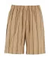 Shorts URBAN CLASSICS TB7314 UNION BEIGE/WEIß/SCHWARZ