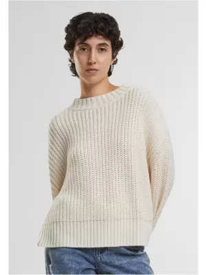 Damenpullover URBAN CLASSICS TB7093 WEIß/SAND