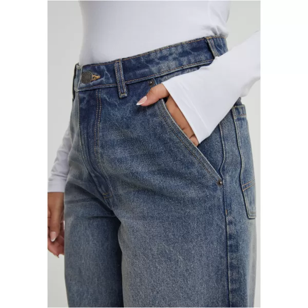  Damen URBAN CLASSICS TB7099 NEUES DUNKELBLAU GEWASCHEN 