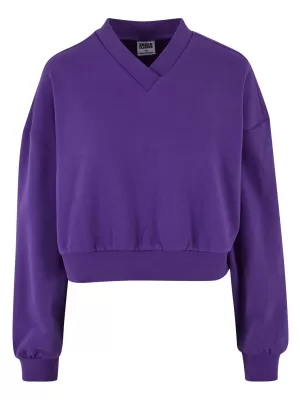 Damen Sweatshirt URBAN CLASSICS TB6090 ECHTES VIOLETT