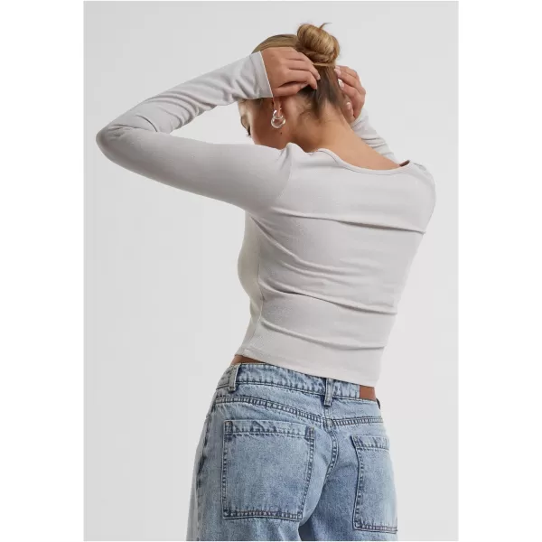  Damen-T-Shirt URBAN CLASSICS TB6996 WEIß/SAND 