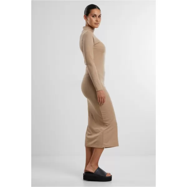  Kleid URBAN CLASSICS TB6933 BEIGE MELANGE 