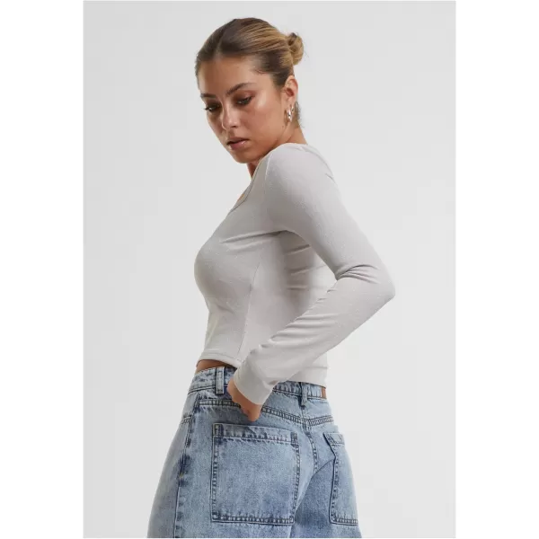  Damen-T-Shirt URBAN CLASSICS TB6996 WEIß/SAND 
