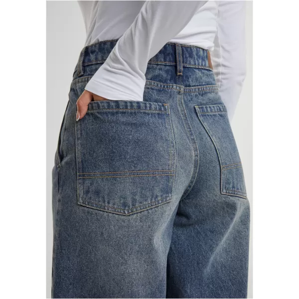  Damen URBAN CLASSICS TB7099 NEUES DUNKELBLAU GEWASCHEN 