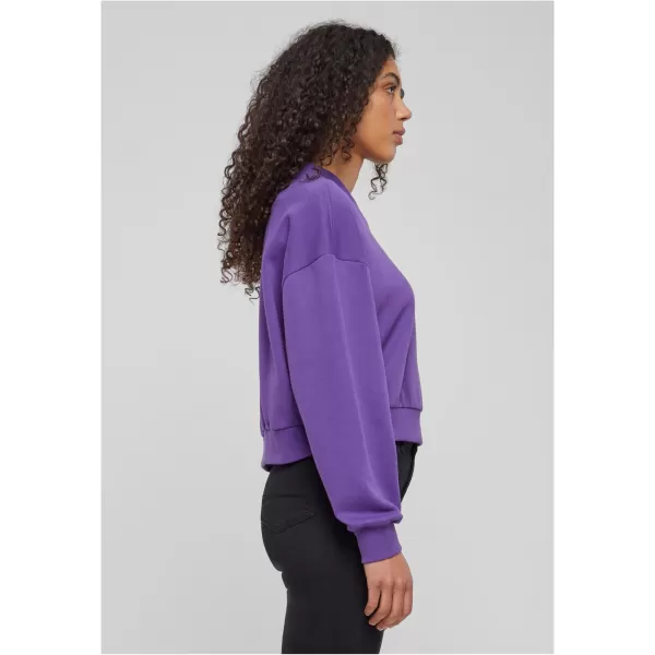  Damen Sweatshirt URBAN CLASSICS TB6090 ECHTES VIOLETT 
