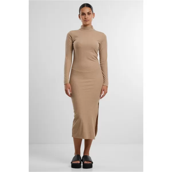  Kleid URBAN CLASSICS TB6933 BEIGE MELANGE 