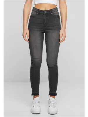 Damen URBAN CLASSICS TB6865 SCHWARZ GEWASCHEN