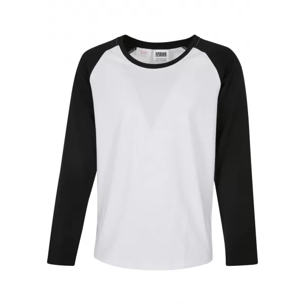  Kinder-T-Shirt URBAN CLASSICS UCK4539 WEIß/SCHWARZ 