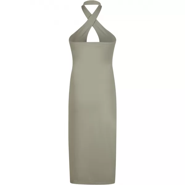  Kleid URBAN CLASSICS TB7499 BLASSE OLIVE 