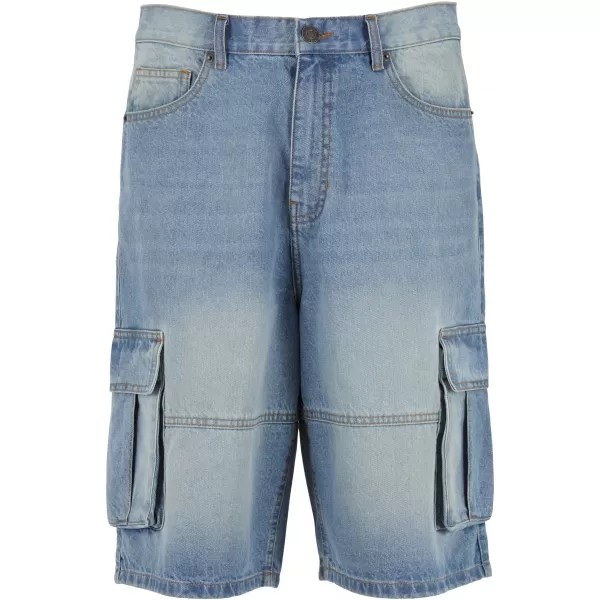  Shorts URBAN CLASSICS TB7367 NEU HELLBLAU SCHMUTZIG GEWASCHEN 