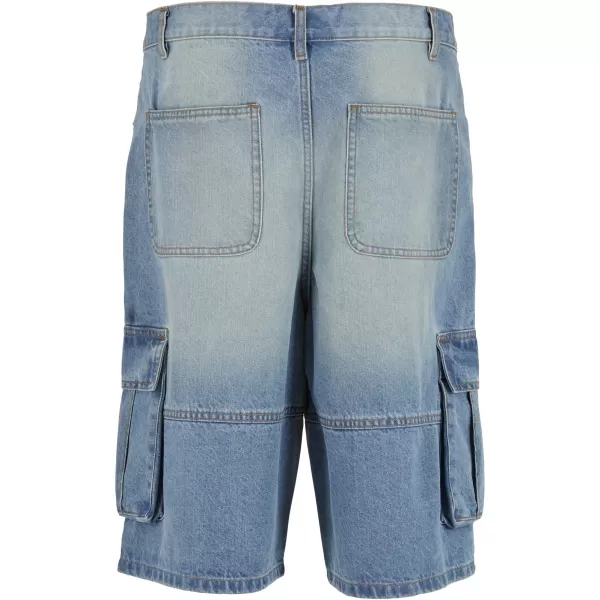  Shorts URBAN CLASSICS TB7367 NEU HELLBLAU SCHMUTZIG GEWASCHEN 