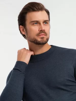 Herrenpullover OMBRE OM-SWTN-0125 MARINEBLAU