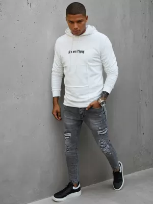 Herren -Sweatshirt DSTREET BX5476 WEIß