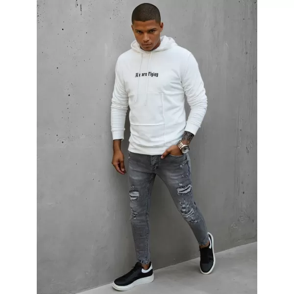  Herren -Sweatshirt DSTREET BX5476 WEIß 