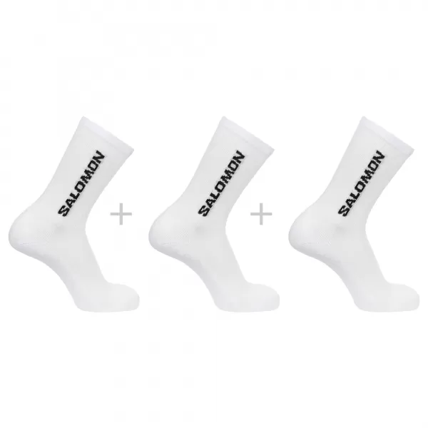  Socken SALOMON EVERYDAY CREW 3-PACK LC2086000 WEIß/WEIß/WEIß 