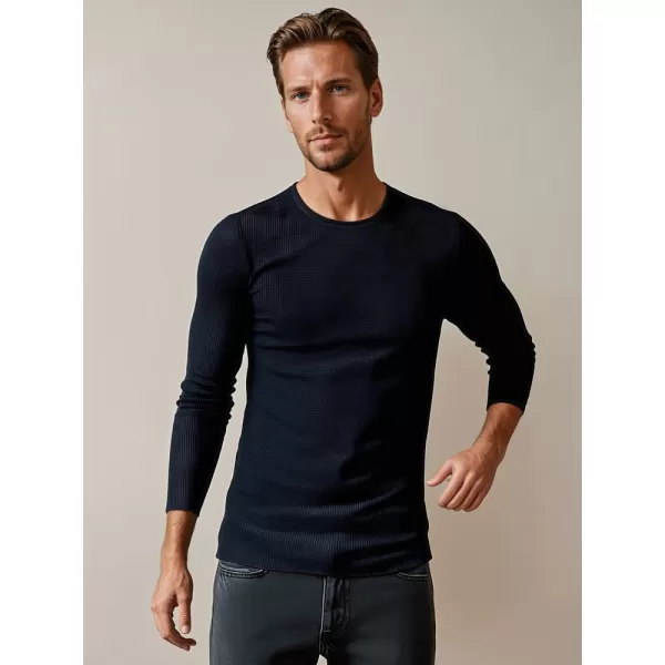  Herrenpullover DSTREET WX2294 DUNKELBLAU 