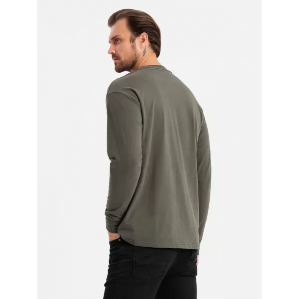 Hemd OMBRE OM-LSBC-0129 GRAUGRÜN 