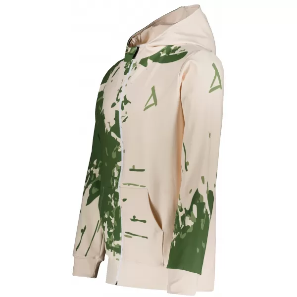  Herren -Sweatshirt auf Reißverschlussprämie ALTISPORT VOJ/ALM057MI02 GRÜN 