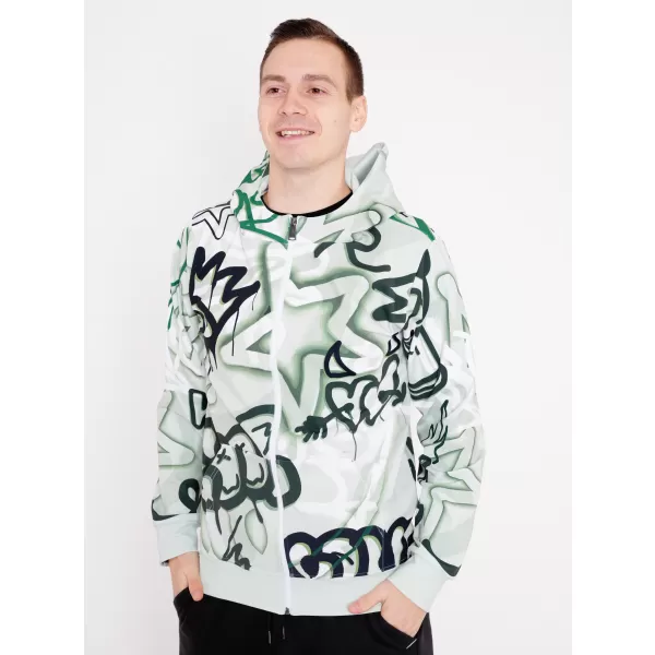  Herren -Sweatshirt auf Reißverschlussprämie ALTISPORT VOJ/ALM054MI02 GRÜN 