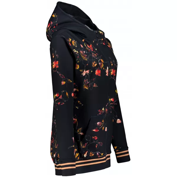  Frauen -Sweatshirt bei Reißverschlussprämie ALTISPORT VOJ/ALW024MI02 SCHWARZ 
