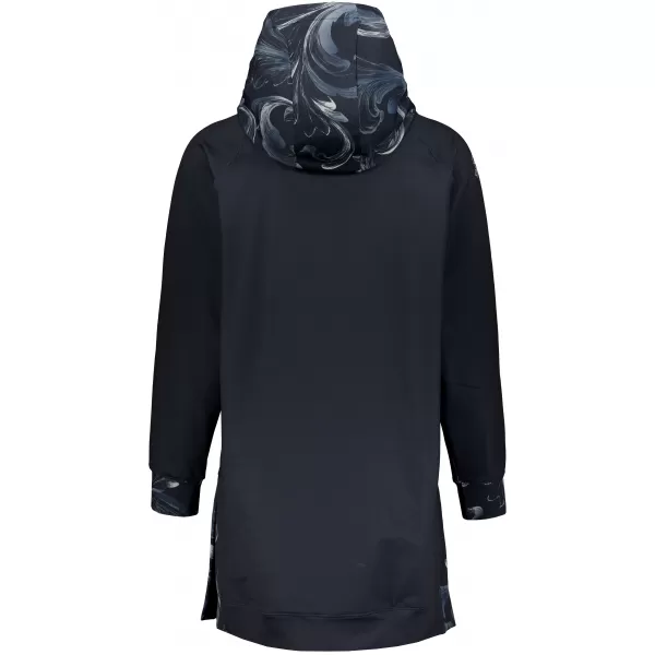  Funktionaler Sweatshirt -Prämie von Frauen ALTISPORT VOJ/ALW065MI03 SCHWARZ -GRAY 