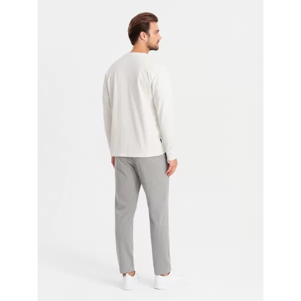  Hemd OMBRE OM-LSBC-0129 CREME 