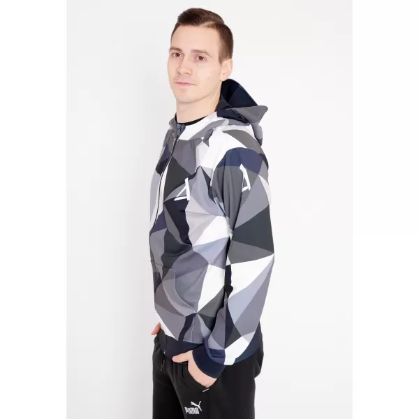  Herren -Sweatshirt auf Reißverschlussprämie ALTISPORT VOJ/ALM007MI02 GRAU 