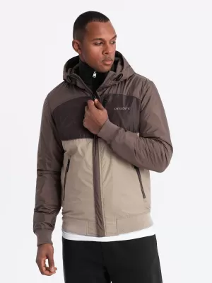 Jacke OMBRE C447 BEIGE/BRAUN