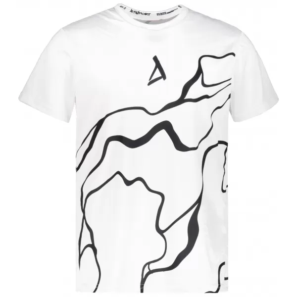  Männer funktionaler T -Shirt Premium ALTISPORT VOJ/ALM073TR01 WEIß 