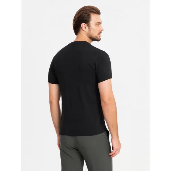  Hemd OMBRE OM-TSCT-0220 SCHWARZ 
