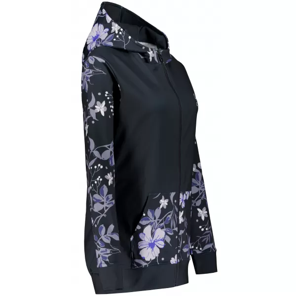  Frauen -Sweatshirt bei Reißverschlussprämie ALTISPORT VOJ/ALW063MI02 SCHWARZ 