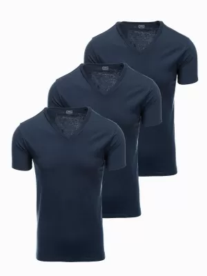 Hemd OMBRE OM-TSBS-0233 3X MARINEBLAU
