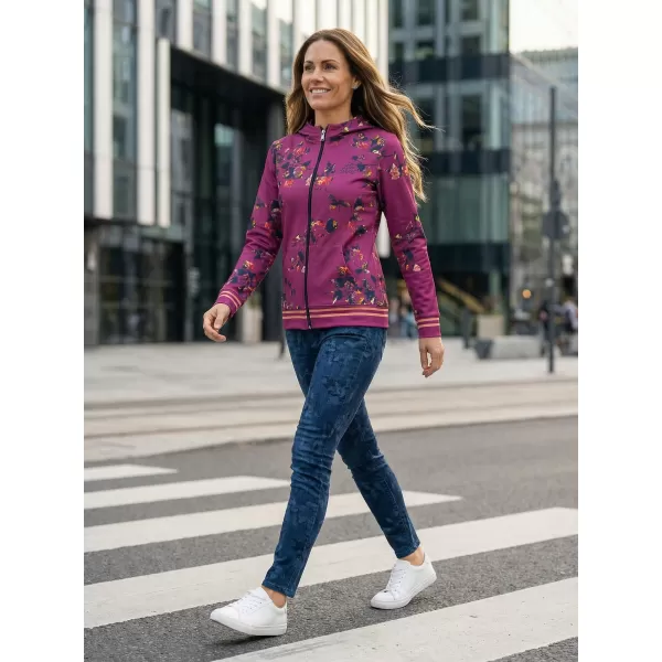  Frauen -Sweatshirt bei Reißverschlussprämie ALTISPORT VOJ/ALW024MI02 LILA 