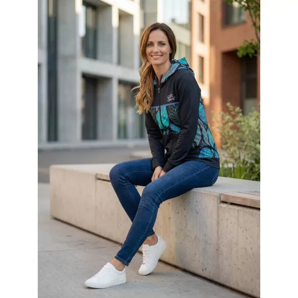  Frauen -Sweatshirt bei Reißverschlussprämie ALTISPORT VOJ/ALW061MI02 BLAU 