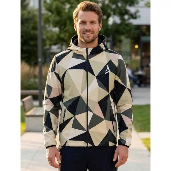  Herren -Sweatshirt auf Reißverschlussprämie ALTISPORT VOJ/ALM007MI02 BRAUN 