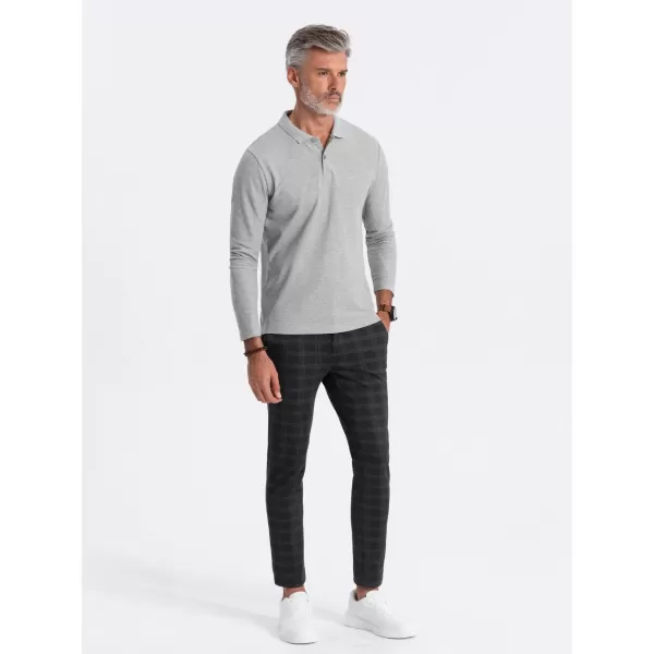  Hemd OMBRE OM-POBL-0114 GRAUE MELANGE 