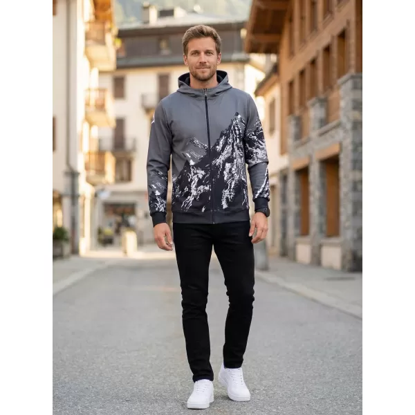  Herren -Sweatshirt auf Reißverschlussprämie ALTISPORT VOJ/ALM059MI02 GRAU 